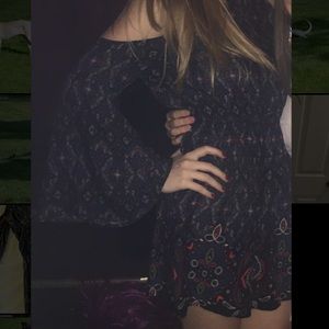 Abercrombie open shoulder dress